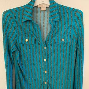 Michael Kors Button Blouse